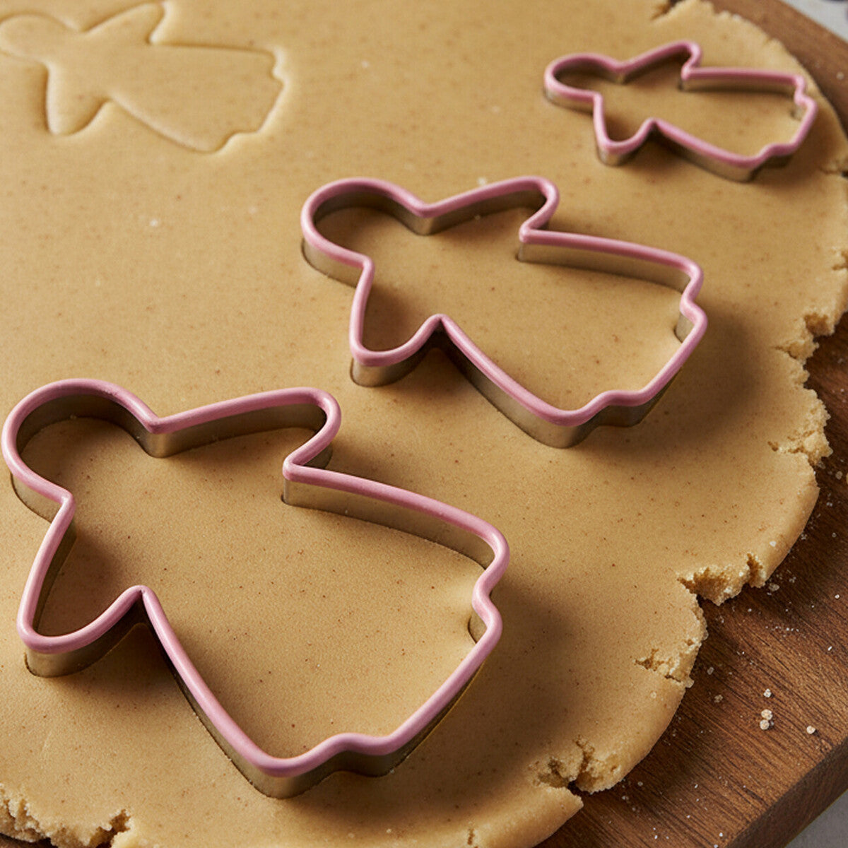 Orsina Gingerbread Lady Cookie Cutter Set – 3 Piece Stainless Steel