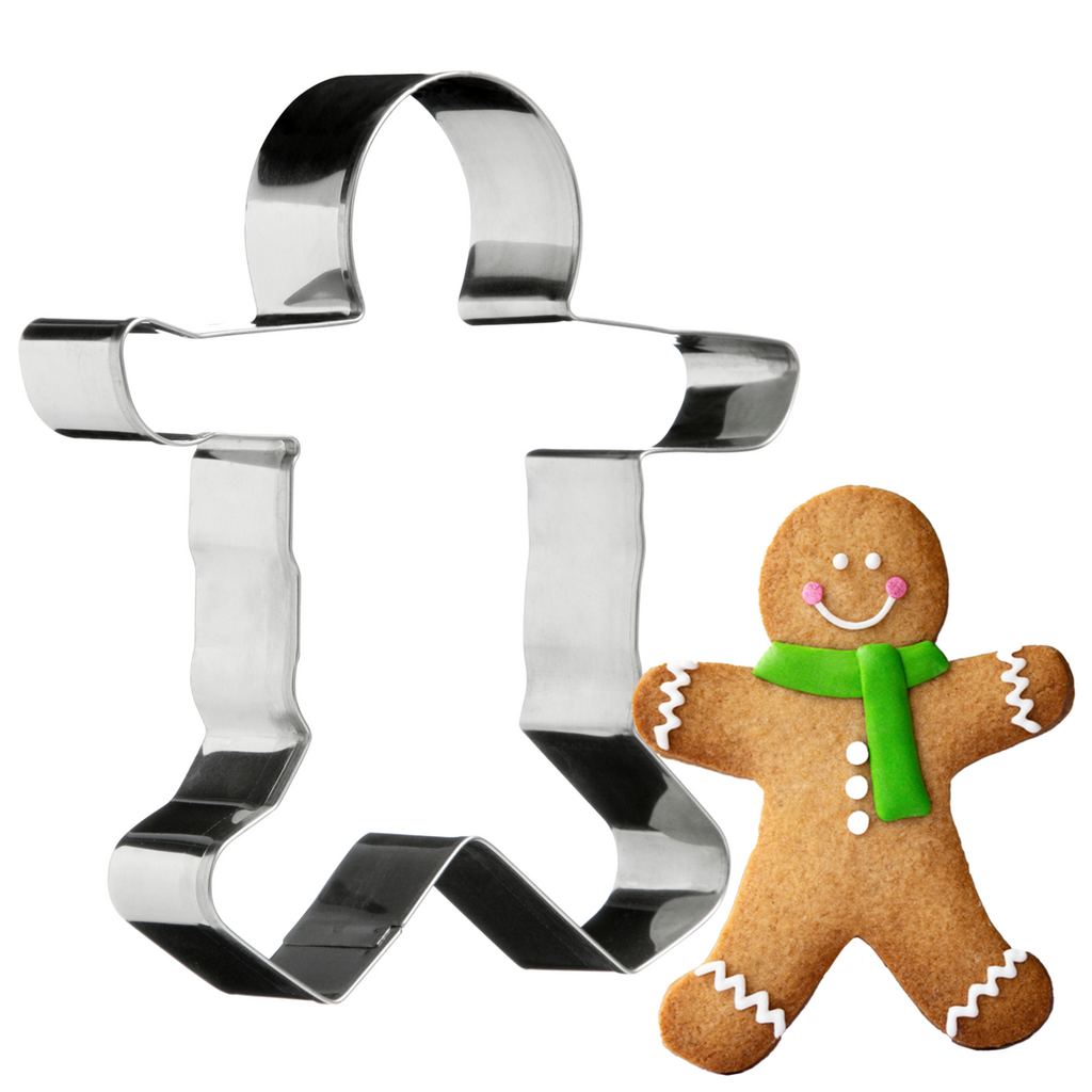 Orsina Gingerbread Man Cookie Cutter | Stainless Steel Baking Tool
