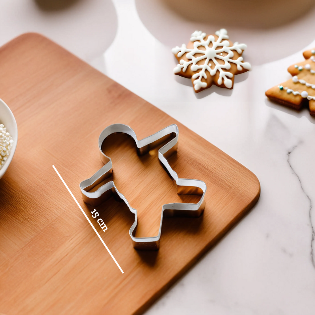 Orsina Gingerbread Man Cookie Cutter | Stainless Steel Baking Tool
