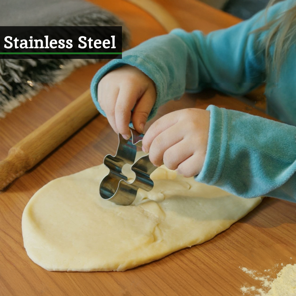 Orsina Gingerbread Man Cookie Cutter | Stainless Steel Baking Tool