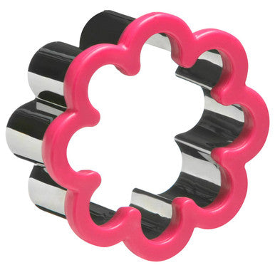 Orsina Flower Cookie Cutter – Pink Stainless Steel Pastry & Fondant Tool
