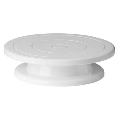 Orsina White Cake Decorating Turntable Stand – Rotating Plastic Icing Base