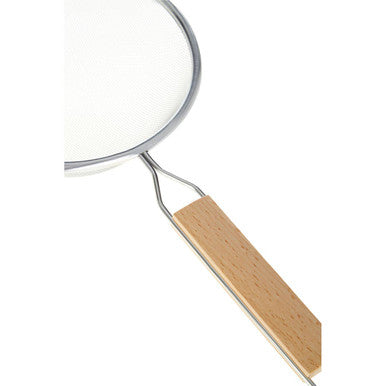Orsina Zenigo Small Stainless Steel Fine Mesh Sieve with Wood Handle