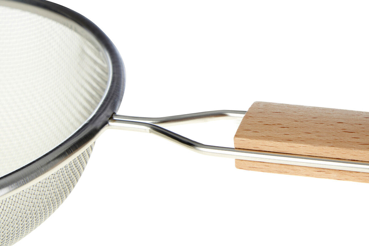 Orsina Zenigo Large Stainless Steel Sieve with Wooden Handle