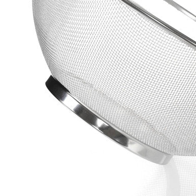 Orsina Zenigo Stainless Steel Fine Mesh Colander with Dual Handles