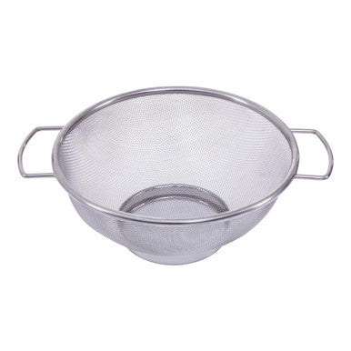 Orsina Stainless Steel Mesh Colander with Handles - 20cm Kitchen Sieve