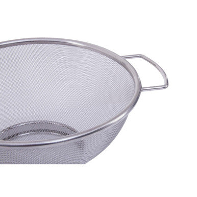 Orsina Stainless Steel Mesh Colander with Handles - 20cm Kitchen Sieve