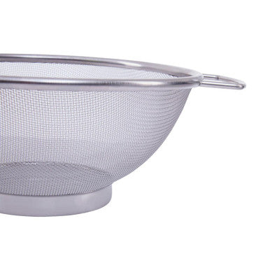 Orsina Stainless Steel Mesh Colander with Handles - 20cm Kitchen Sieve