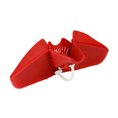 Orsina Silicone Grease Pouring Spout – Heat Resistant Red Kitchen Tool