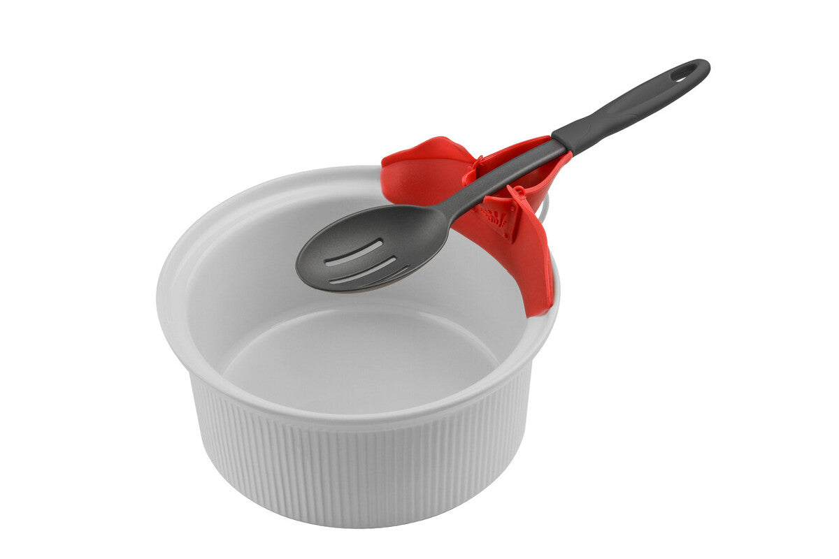 Orsina Silicone Grease Pouring Spout – Heat Resistant Red Kitchen Tool