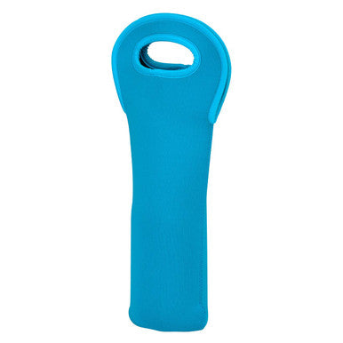 Orsina Blue Neoprene Wine Bottle Holder | Insulated Travel Carrier