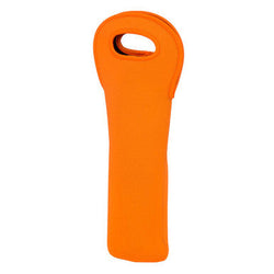 Orsina Neoprene Wine Bottle Holder – Insulated Travel Carrier in Orange