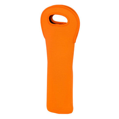 Orsina Neoprene Wine Bottle Holder – Insulated Travel Carrier in Orange