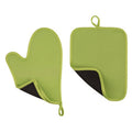 Orsina Lime Green Neoprene Oven Glove and Pot Holder Set – 2 Piece