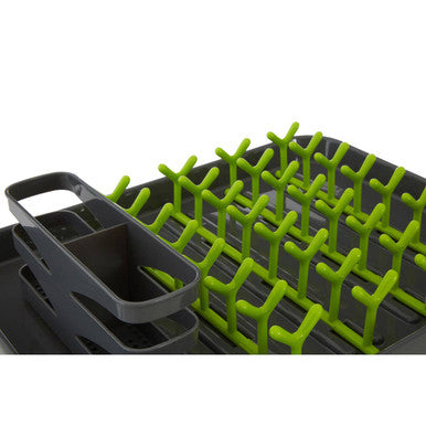 Orsina Laurie Dish Drainer – Grey and Lime Green Polypropylene Rack