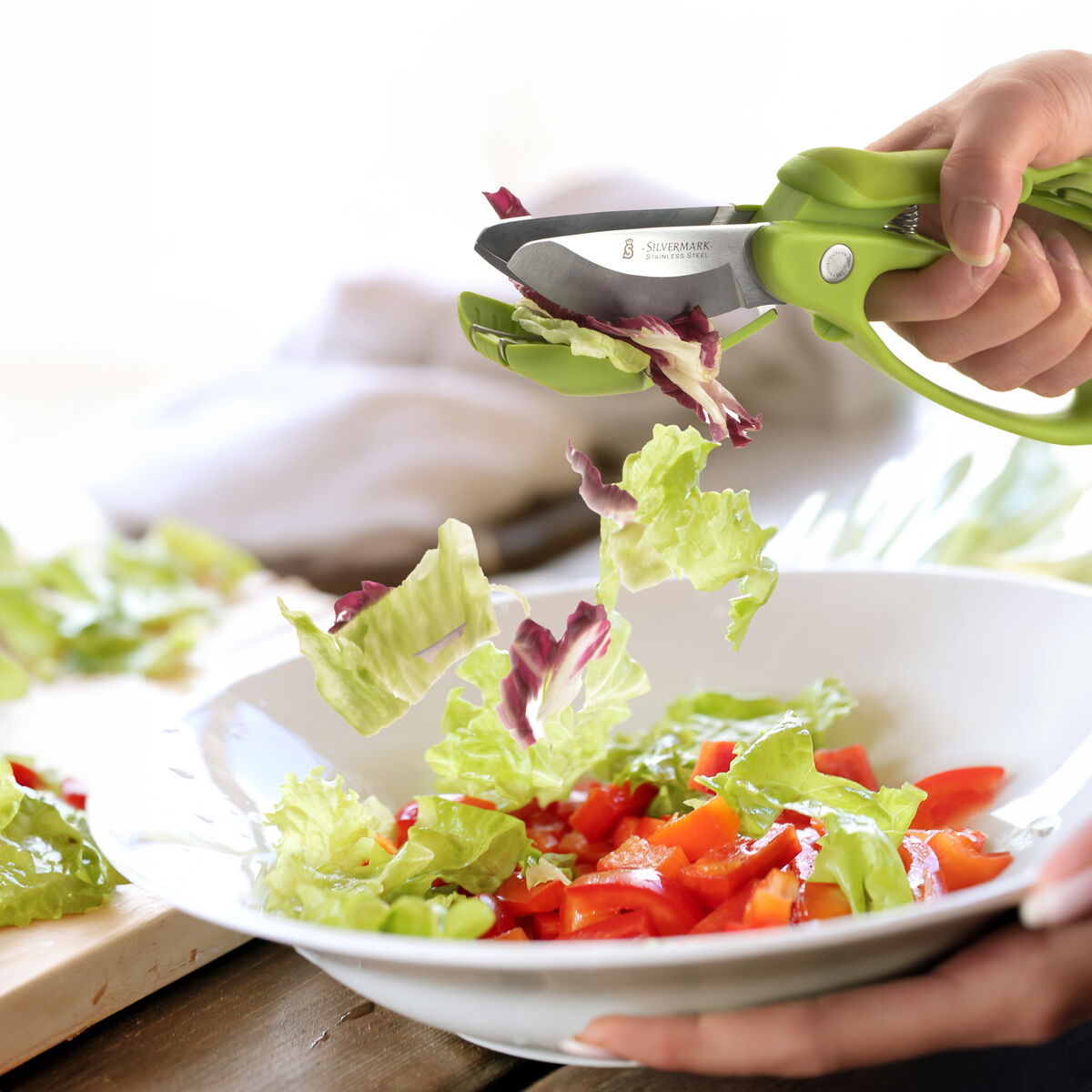 Orsina Vegetable Cutter – Ergonomic Lime Green Kitchen Slicer