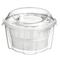 Orsina Salad Spinner – Clear and White Polypropylene Lettuce Dryer
