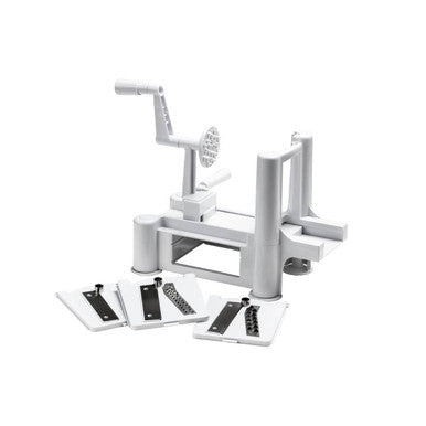 Orsina Stainless Steel Spiral Slicer – 3-in-1 Vegetable Ribbon Maker