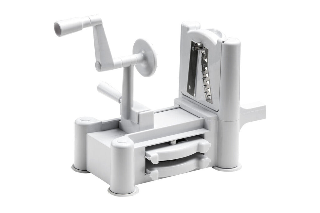 Orsina Stainless Steel Spiral Slicer – 3-in-1 Vegetable Ribbon Maker