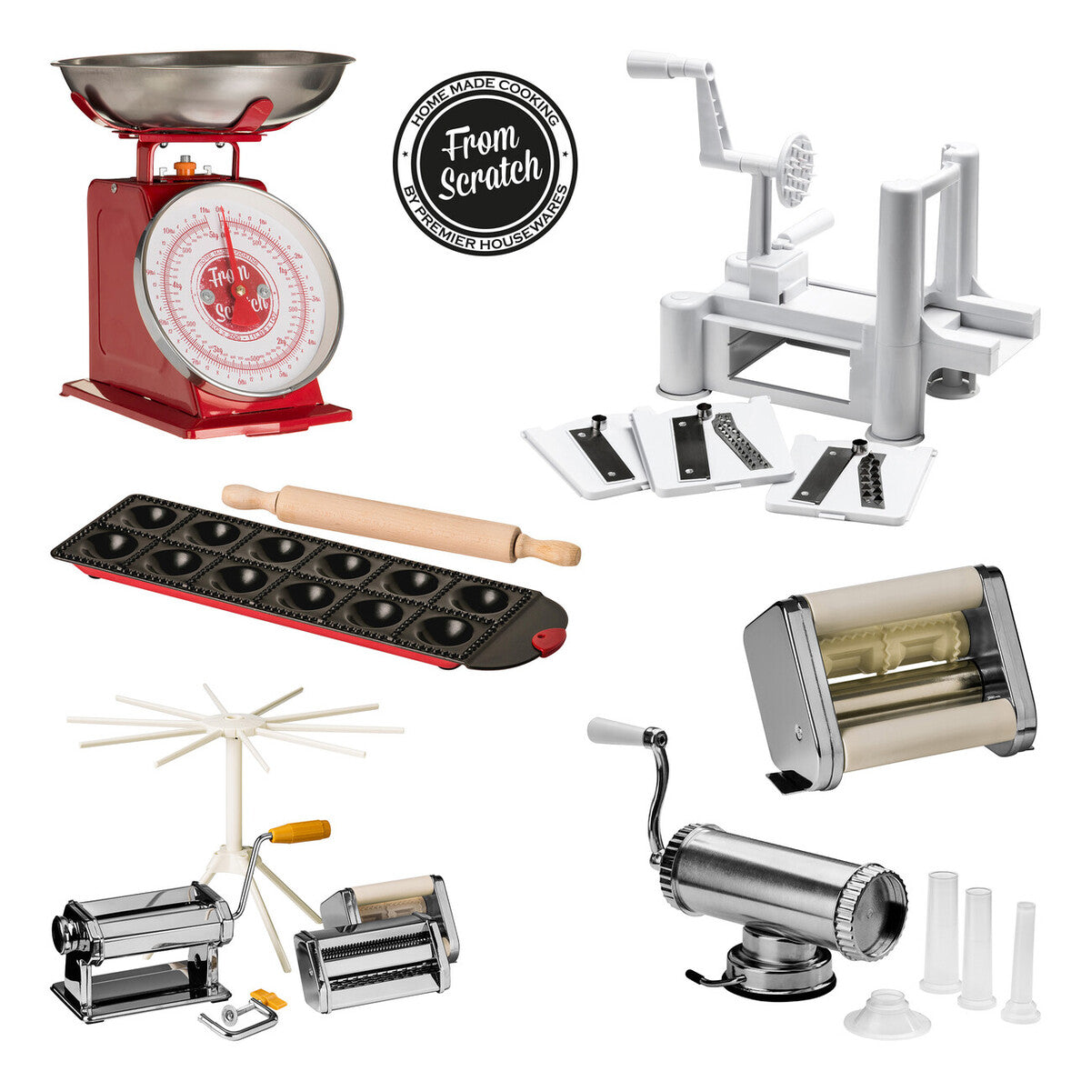 Orsina Stainless Steel Spiral Slicer – 3-in-1 Vegetable Ribbon Maker