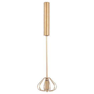Orsina Press and Spin Whisk – 26cm Light Gold Stainless Steel