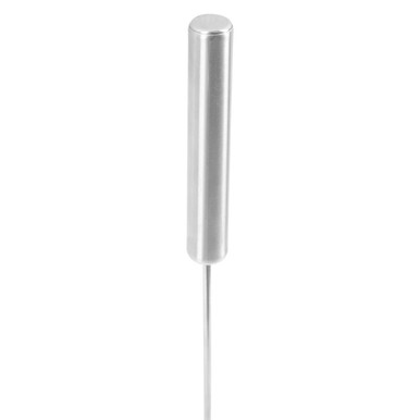 Orsina Press and Spin Stainless Steel Whisk | 26cm Matte Silver Finish