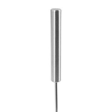 Orsina Press and Spin Stainless Steel Whisk – 30cm Matte Silver Finish