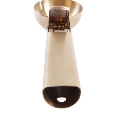 Orsina Stainless Steel Ice Cream Scoop with Lever – Light Gold Finish