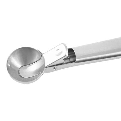 Orsina Stainless Steel Ice Cream Scoop with Release Lever – Matte Silver