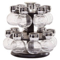 Orsina Luciano 2-Tier Revolving Spice Rack – 14 Bottle Kitchen Organizer