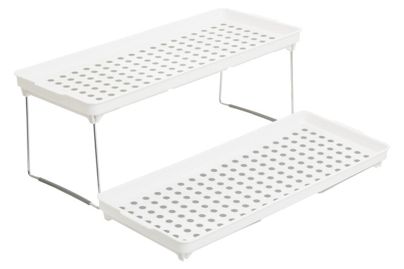 Orsina Foldable Cabinet Racks – Set of 2 Non-Slip Kitchen Shelves