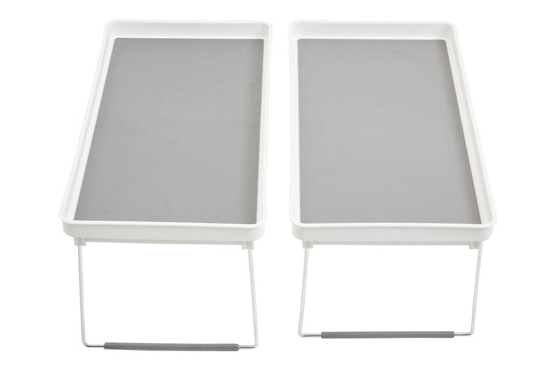 Orsina Foldable Cabinet Racks – Set of 2 Non-Slip Kitchen Shelves