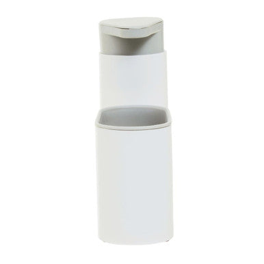Orsina Romm Sink Tidy | Grey Kitchen Organiser with Soap Dispenser