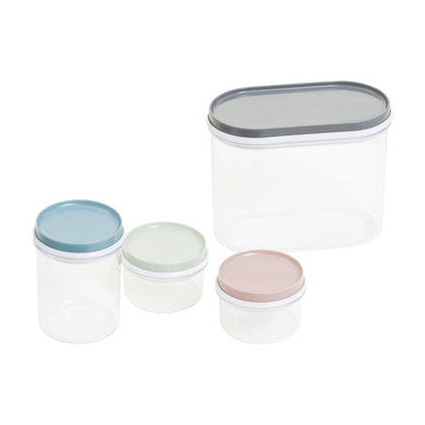 Orsina Romm 4-Piece Food Storage Container Set | Nesting & Stackable