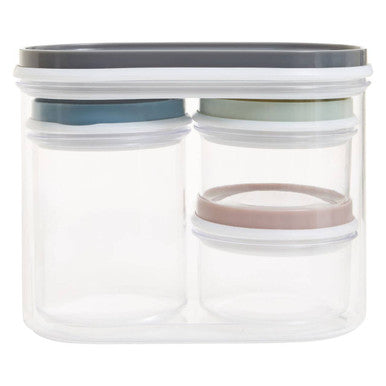 Orsina Romm 4-Piece Food Storage Container Set | Nesting & Stackable