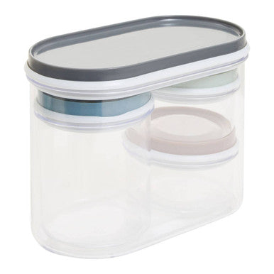 Orsina Romm 4-Piece Food Storage Container Set | Nesting & Stackable