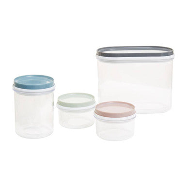 Orsina Romm 4-Piece Food Storage Container Set | Nesting & Stackable