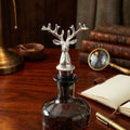 Orsina Patrin Stag Wine Bottle Stopper – Black and Silver Bar Accessory