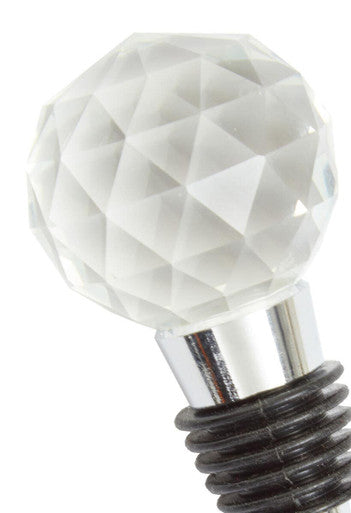 Orsina Patrin Black Diamond Wine Bottle Stopper – Sleek Barware Sealer