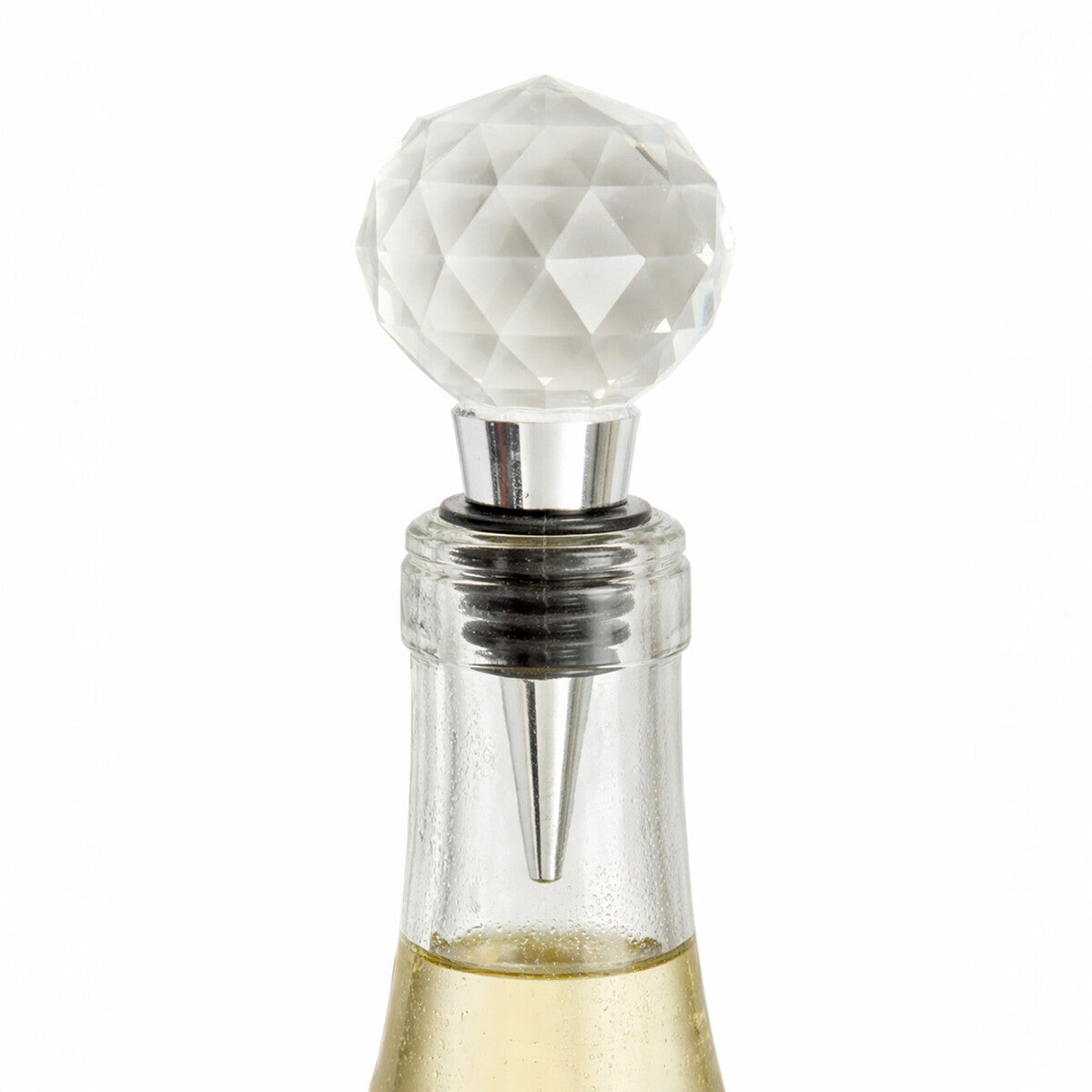Orsina Patrin Black Diamond Wine Bottle Stopper – Sleek Barware Sealer