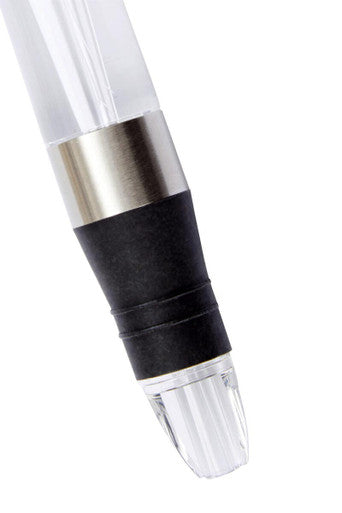 Orsina Wine Aerator Pourer – Black and Silver Drip-Free Bar Accessory