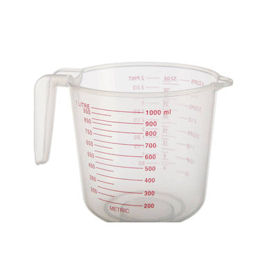 Orsina Clear Plastic Measuring Jugs – Set of 3 Nesting Kitchen Tools