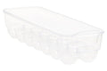 Orsina Stackable 14 Egg Storage Tray with Lid - Clear Plastic Fridge Box