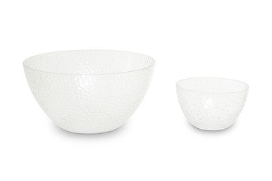 Orsina Romm 5-Piece Clear Plastic Mixing Bowls with Non-Slip Bases