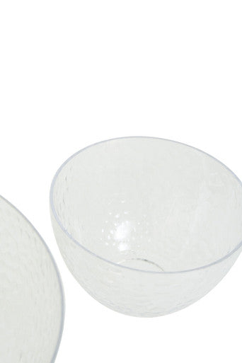 Orsina Romm 5-Piece Clear Plastic Mixing Bowls with Non-Slip Bases