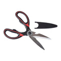 Orsina Zing Kitchen Scissors – Stainless Steel Shears in Black and Red
