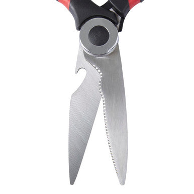 Orsina Zing Kitchen Scissors – Stainless Steel Shears in Black and Red