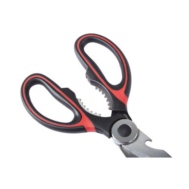 Orsina Zing Kitchen Scissors – Stainless Steel Shears in Black and Red