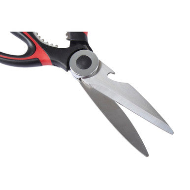 Orsina Zing Kitchen Scissors – Stainless Steel Shears in Black and Red