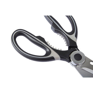Orsina Stainless Steel Kitchen Scissors with Sheath – Black and Grey